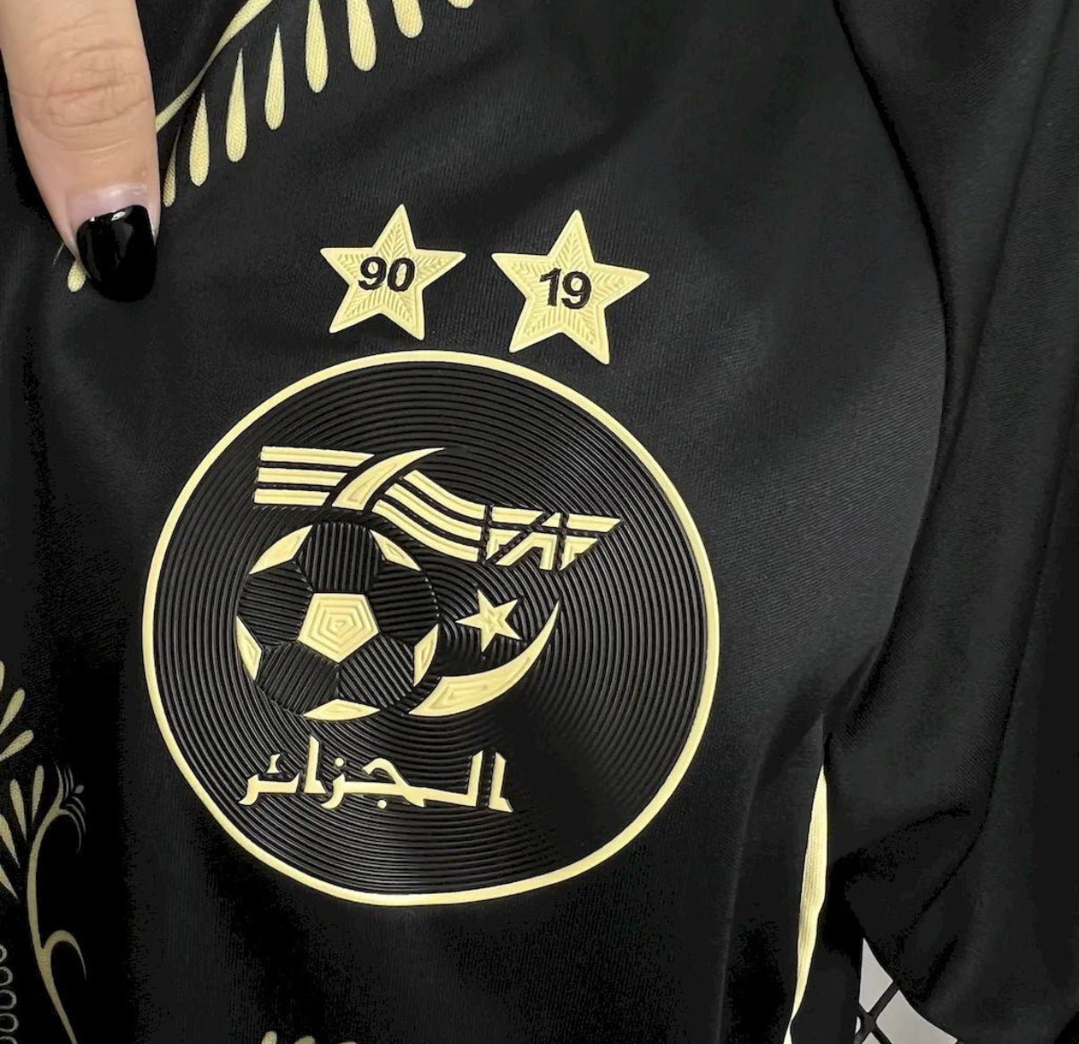 Maillot Algérie Concept Black Gold 24/25
