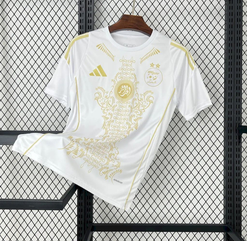 Maillot Algérie Concept White Gold 24/25