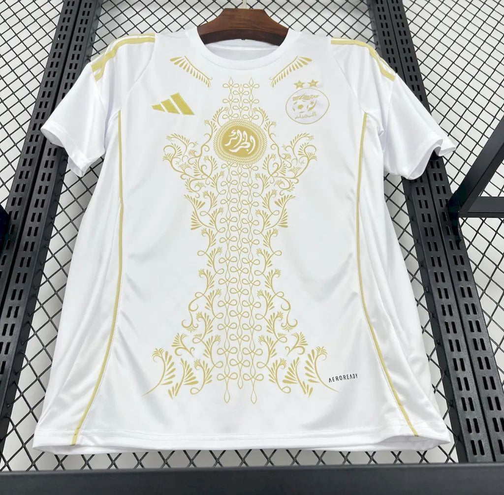 Maillot Algérie Concept White Gold 24/25