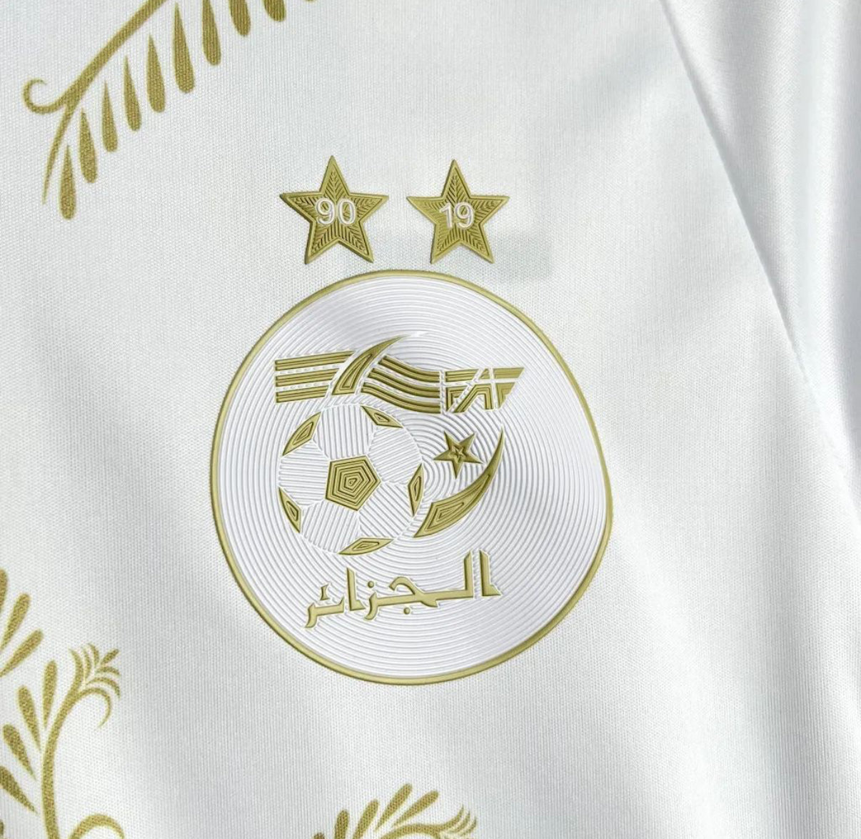 Maillot Algérie Concept White Gold 24/25