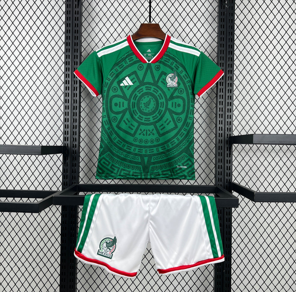 Kit enfant Maillot du Mexique Domicile Coupe du Monde 2026