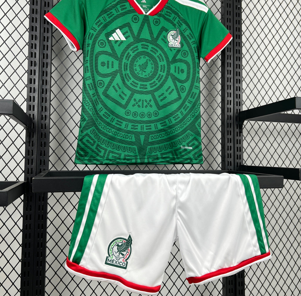 Kit enfant Maillot du Mexique Domicile Coupe du Monde 2026