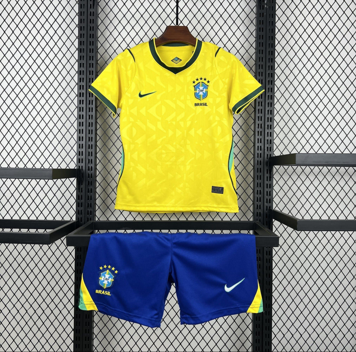Kit enfant Maillot du Brésil Domicile Coupe du Monde 2026