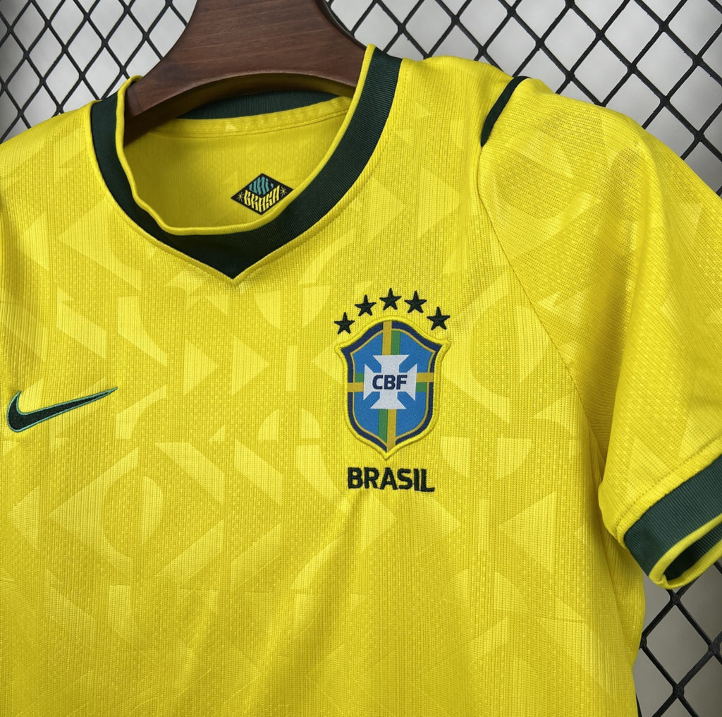 Kit enfant Maillot du Brésil Domicile Coupe du Monde 2026