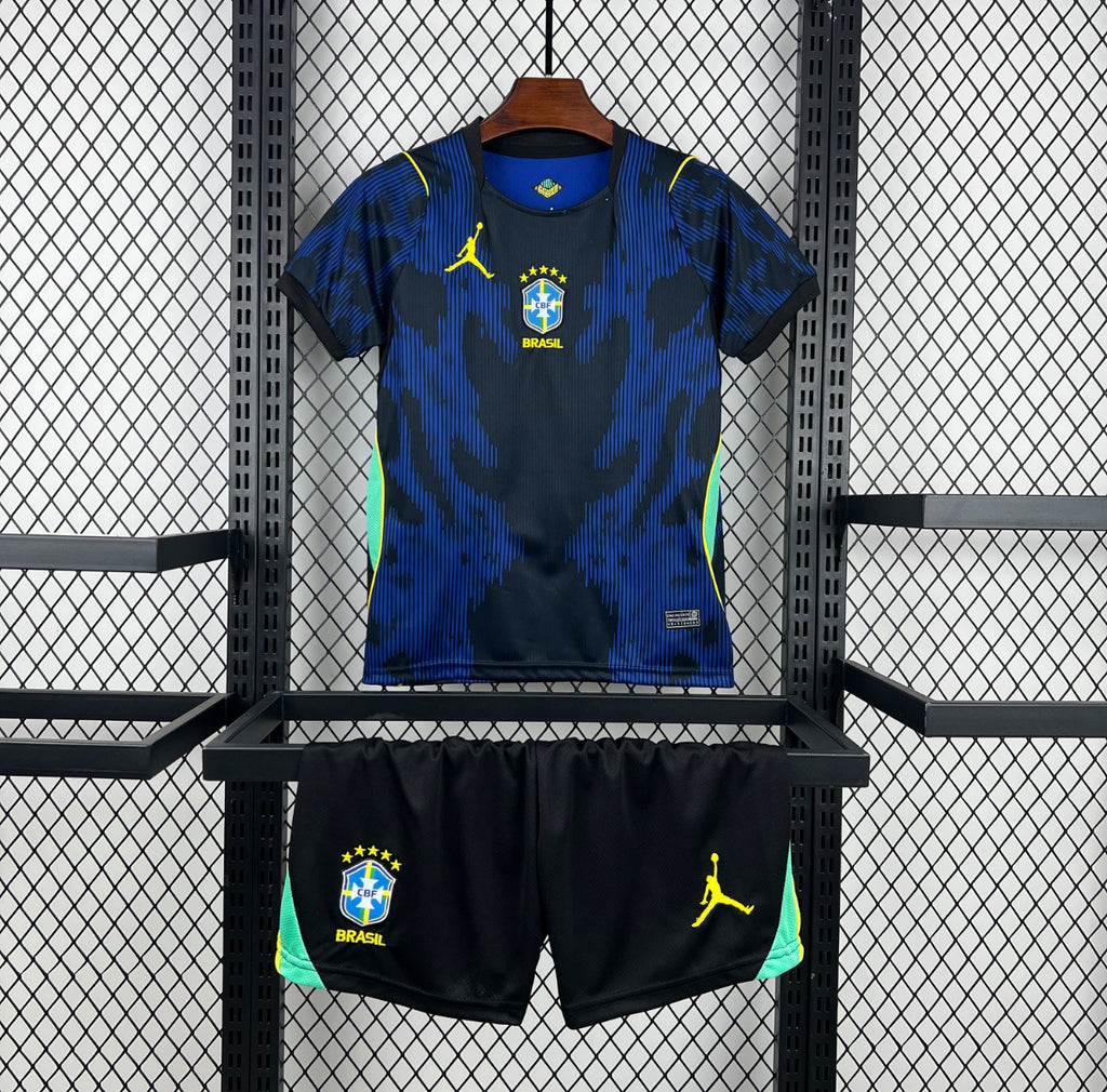Kit enfant Maillot du Brésil Extérieur Coupe du Monde 2026