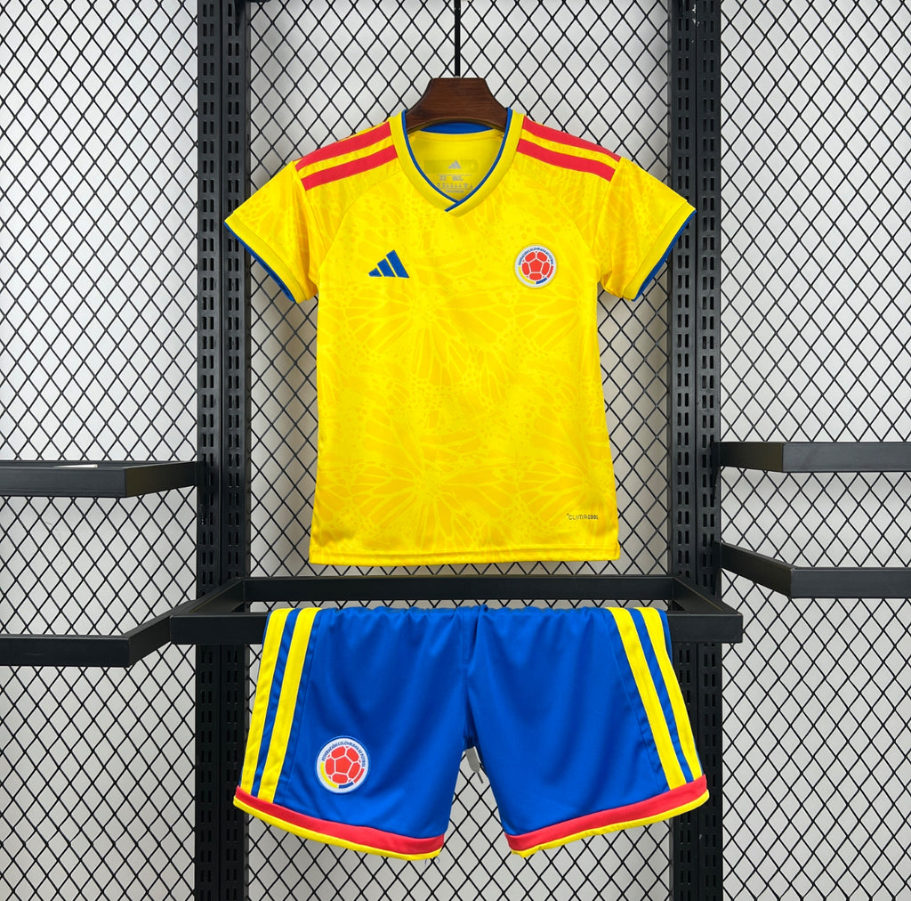 Kit enfant Maillot de la Colombie Domicile Coupe du Monde 2026