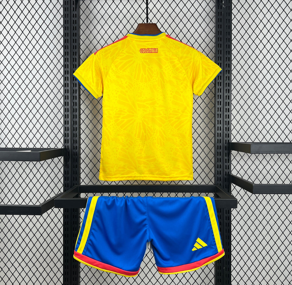 Kit enfant Maillot de la Colombie Domicile Coupe du Monde 2026