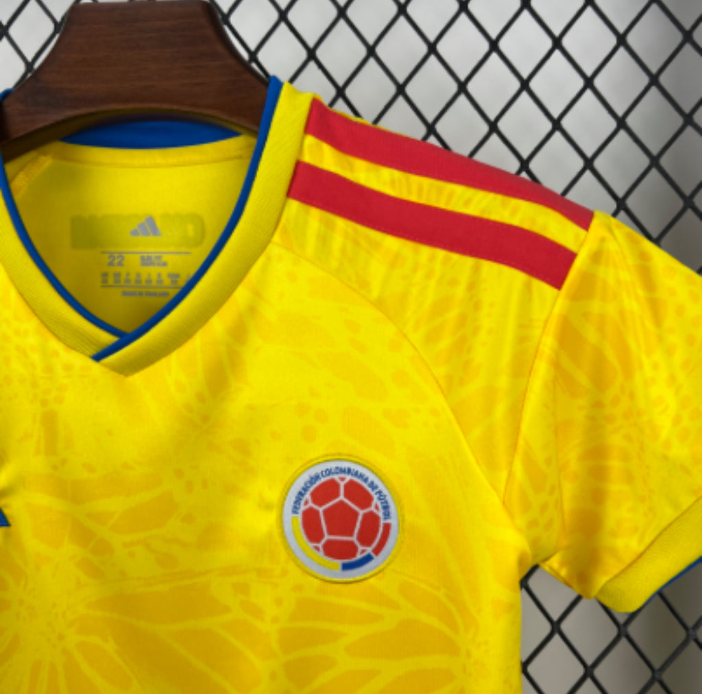 Kit enfant Maillot de la Colombie Domicile Coupe du Monde 2026