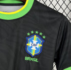 Maillot concept du Brésil Noir/oiseaux jaune 2025