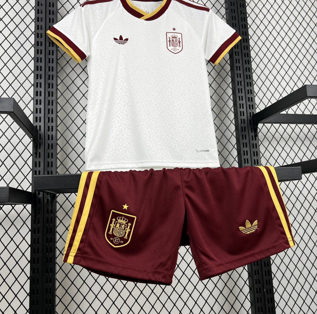 Kit enfant Maillot de l’Espagne Extérieur Coupe du monde 2026