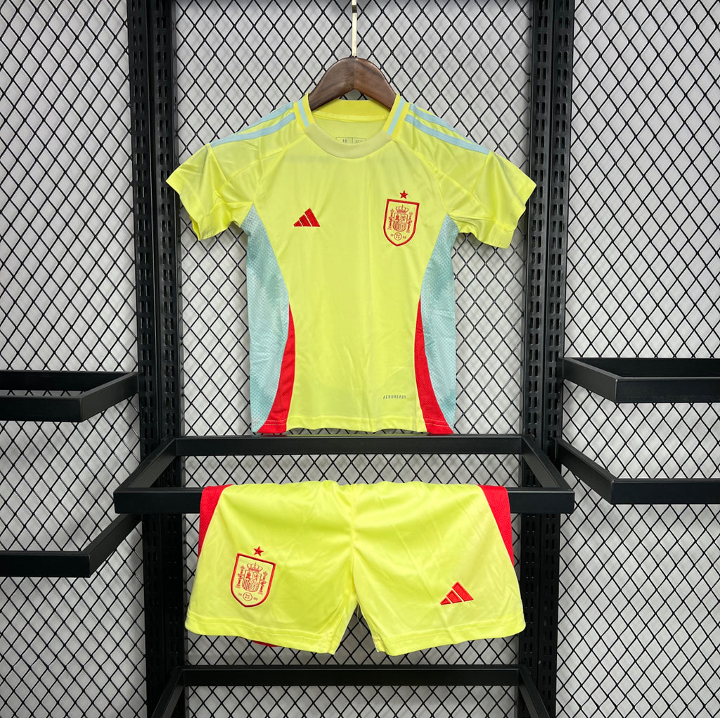 Kit enfant Maillot de l’Espagne Extérieur 2024/2025(Euro2024)