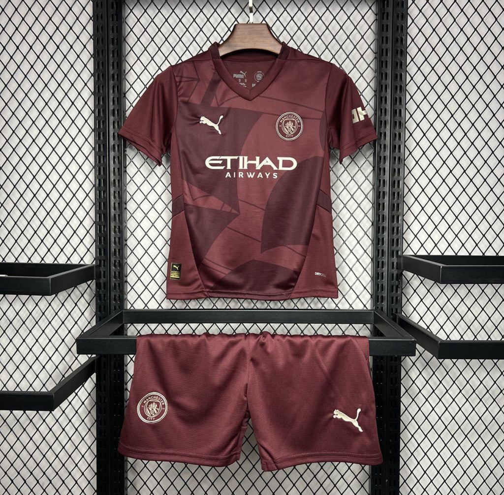 Kit enfant Manchester City 3ème Maillot 2024/2025