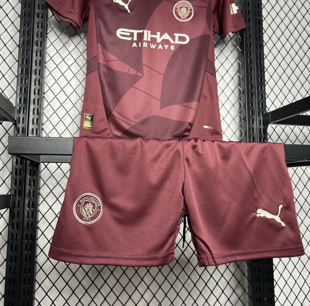 Kit enfant Manchester City 3ème Maillot 2024/2025