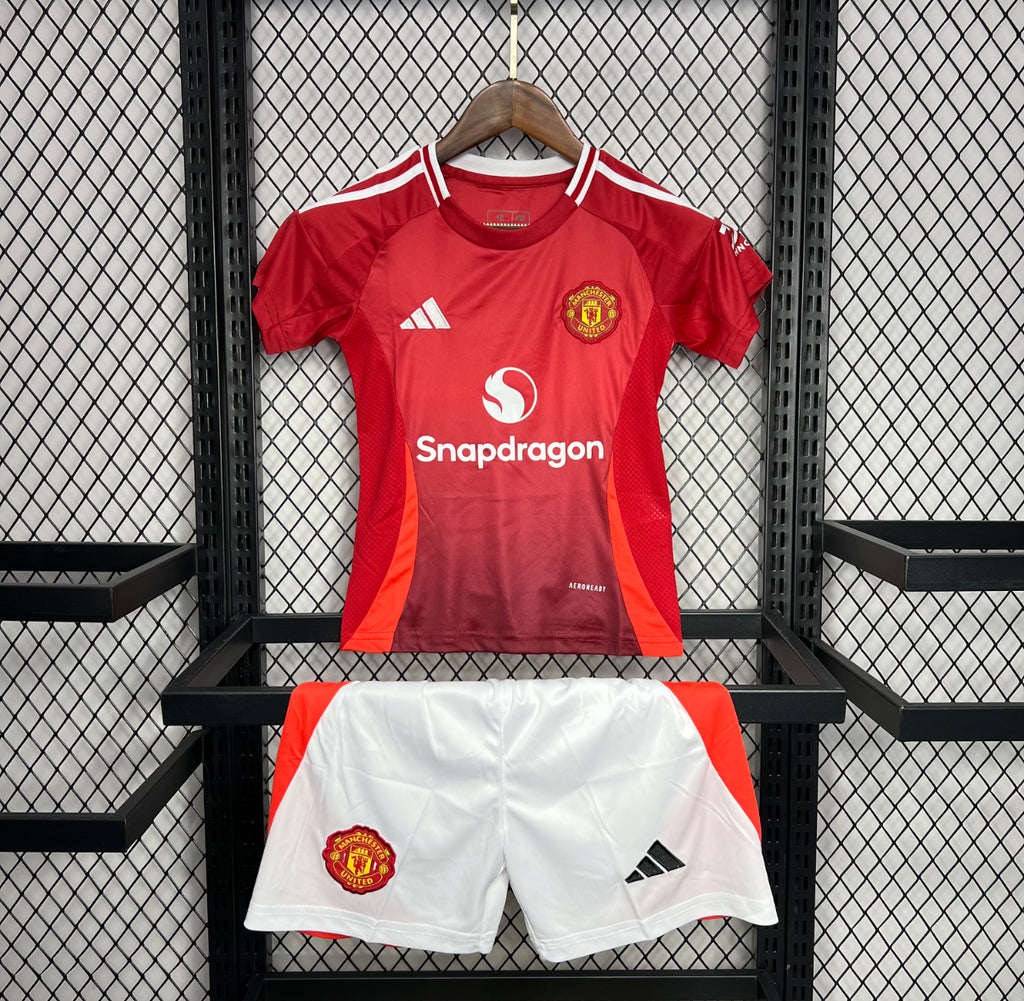 Kit enfant Manchester United Domicile 2024/2025