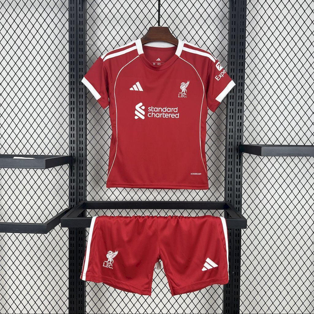 Kit enfant Liverpool FC Domicile 2025/2026
