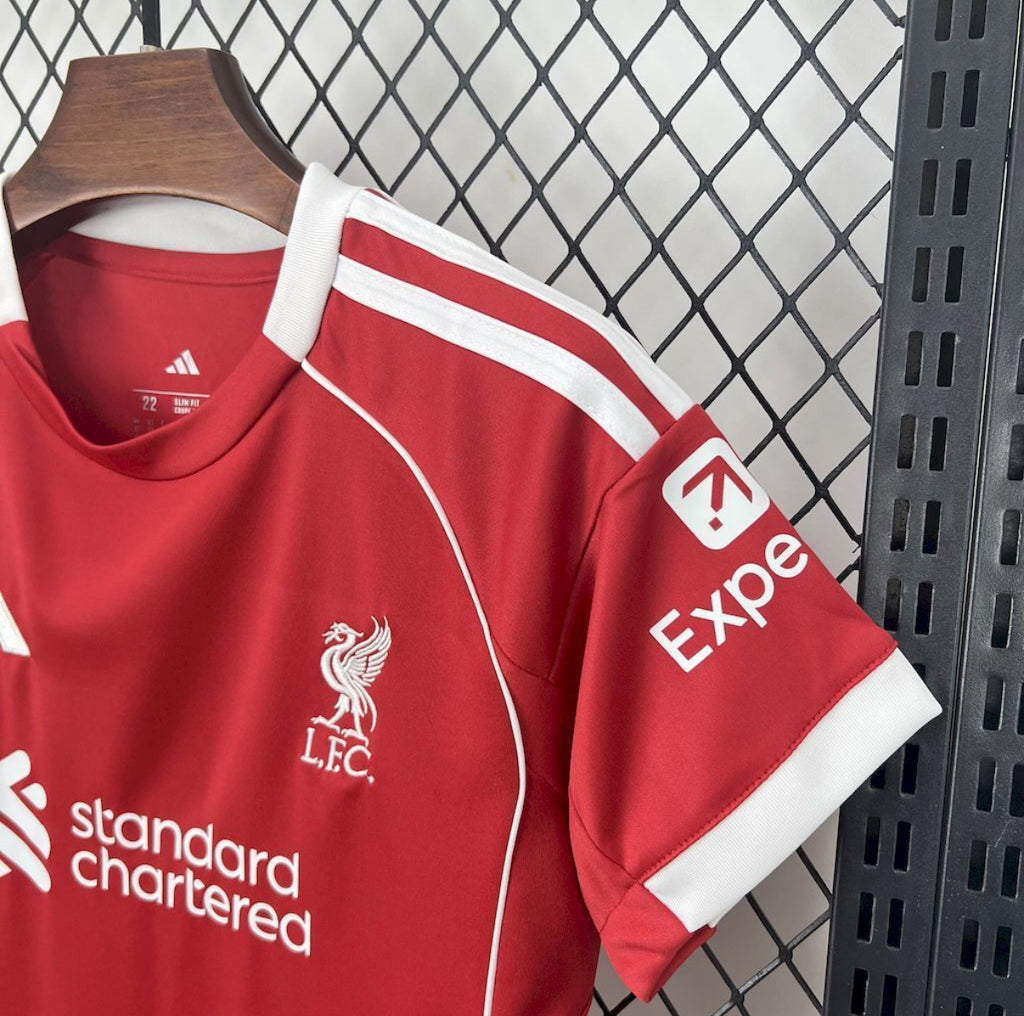 Kit enfant Liverpool FC Domicile 2025/2026