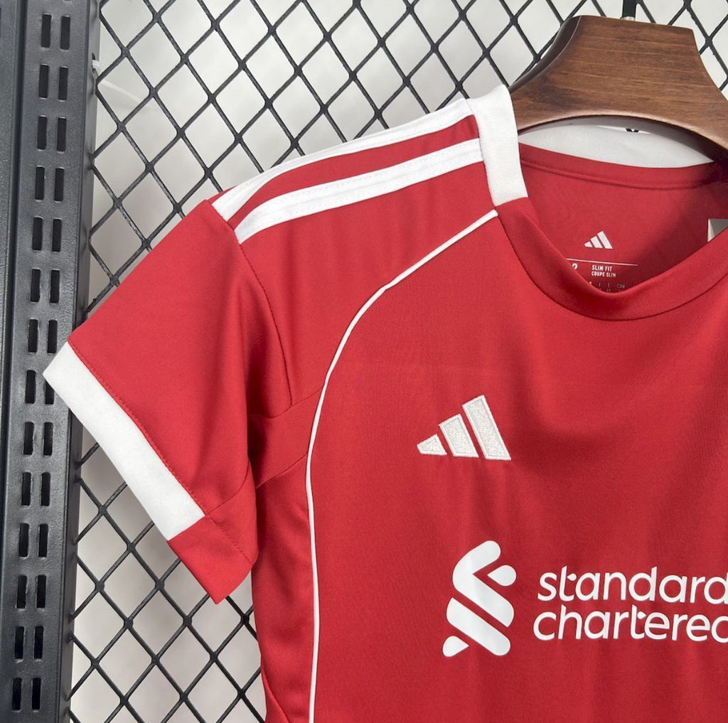 Kit enfant Liverpool FC Domicile 2025/2026
