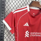 Kit enfant Liverpool FC Domicile 2025/2026