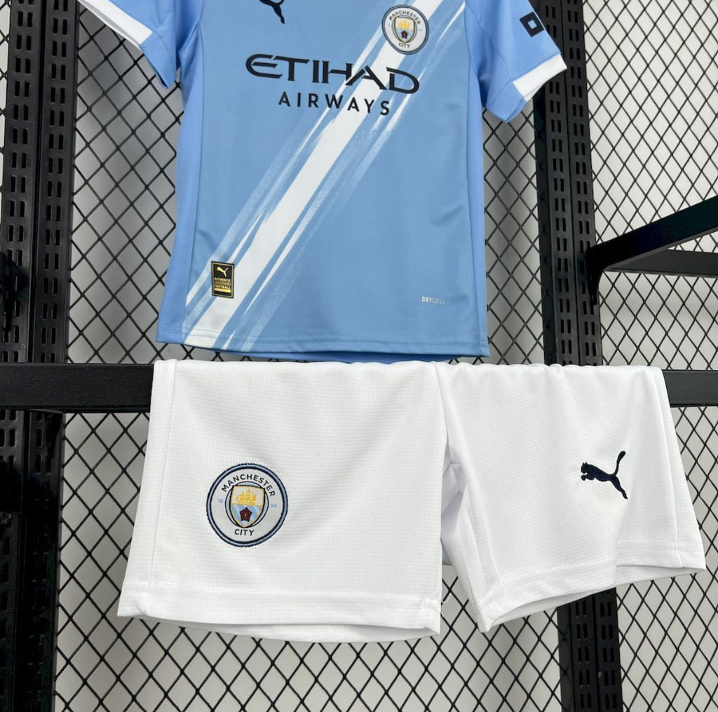 Kit enfant Manchester City Domicile 2025/2026