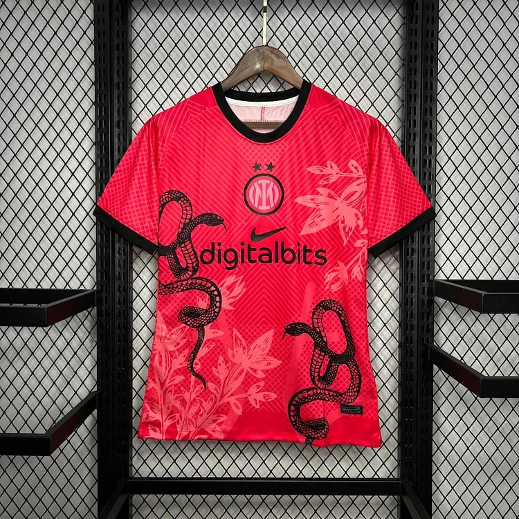 Maillot Inter Milan Concept Serpent Noir/Rouge 2024/2025