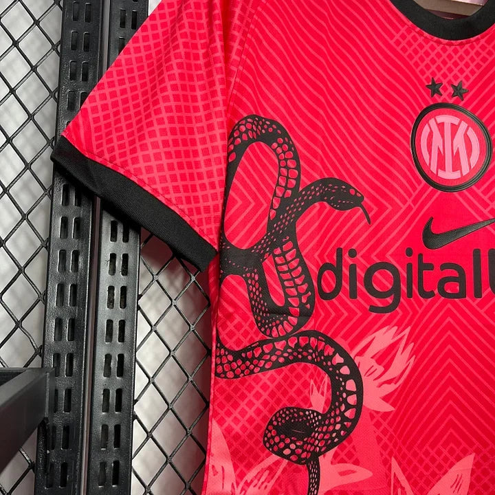 Maillot Inter Milan Concept Serpent Noir/Rouge 2024/2025