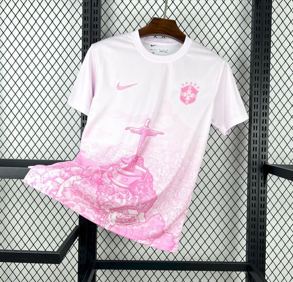 Maillot Brésil Concept Jesus Christ (Rose)