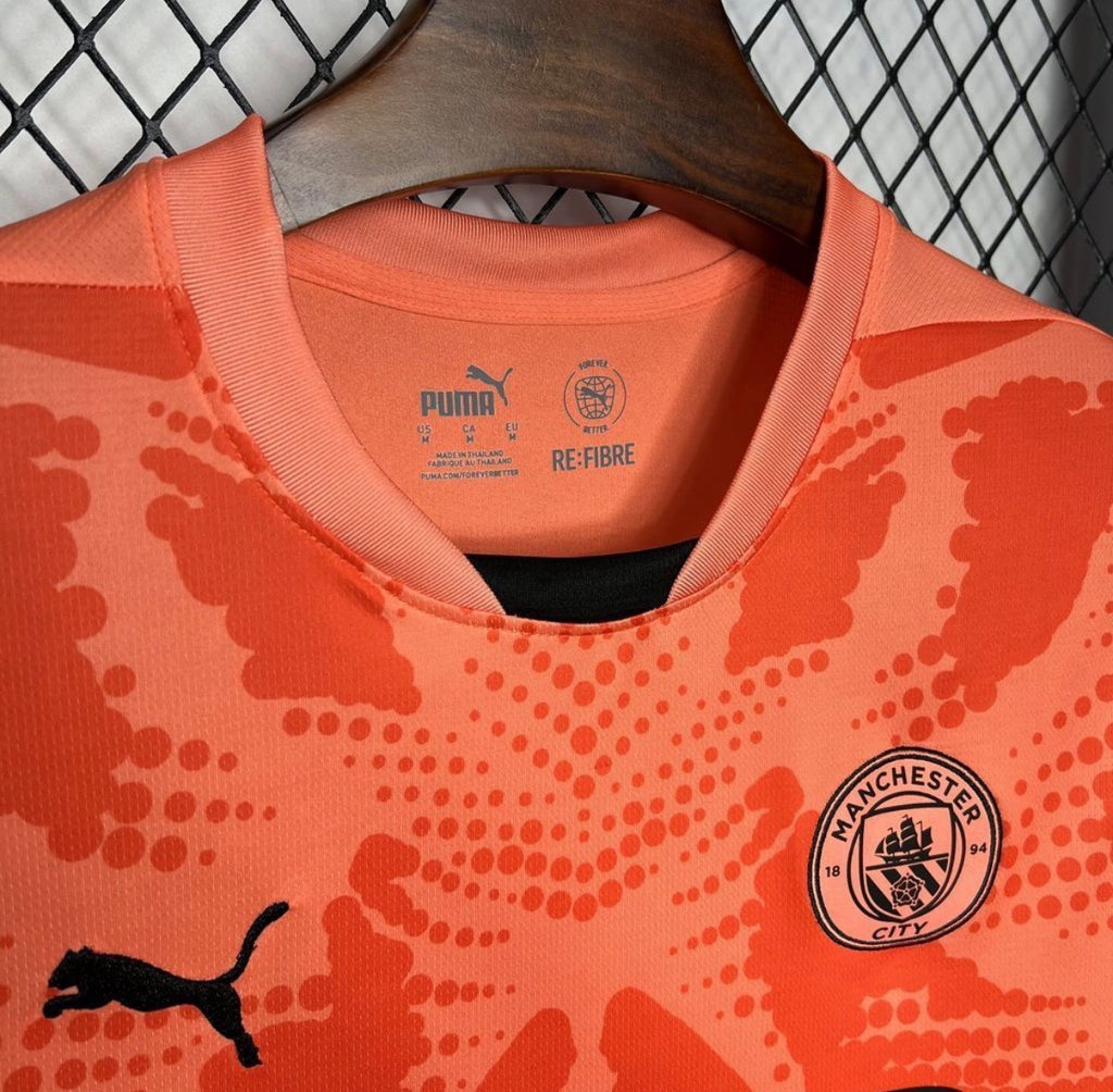 Maillot Manchester city orange 24/25